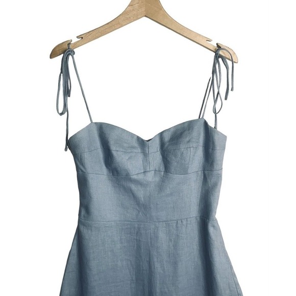 Amanda Uprichard x REVOLVE Cava Linen Midi Dress - Picture 5 of 13